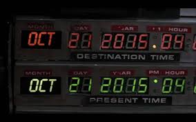 Time display in DeLorean